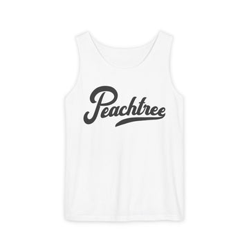 Peachtree Unisex Garment-Dyed Tank Top - Summer Vibes, Beach Wear, Outdoor Activities.