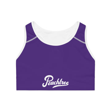 Peachtree Sports Bra - Stylish Athletic Crop, Yoga Top, Fitness Wear.