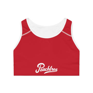 Peachtree Sports Bra - Stylish Athletic Crop, Yoga Top, Fitness Wear.