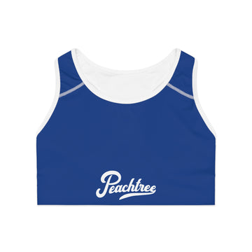 Peachtree Sports Bra - Stylish Athletic Crop, Yoga Top, Fitness Wear.