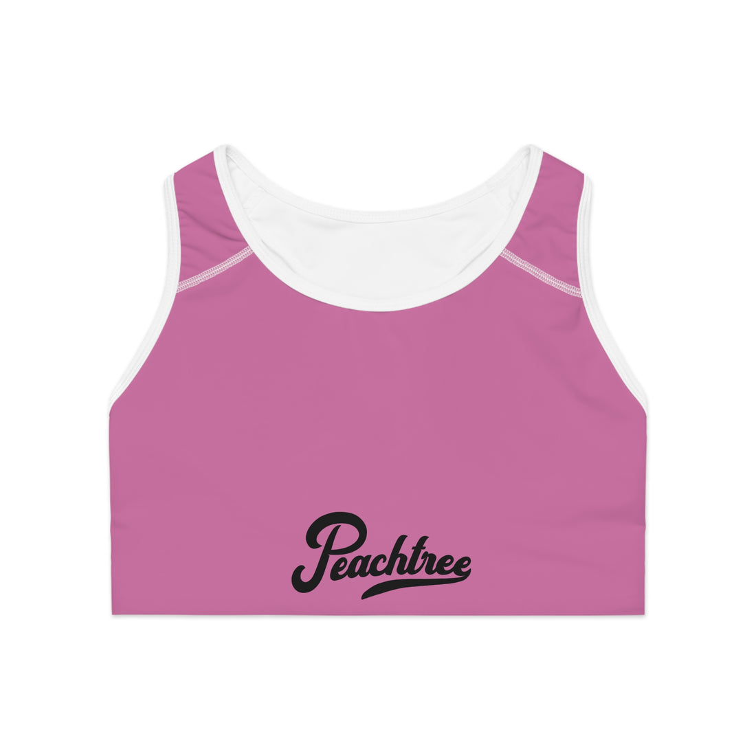 Peachtree Sports Bra - Stylish Athletic Crop, Yoga Top, Fitness Wear.