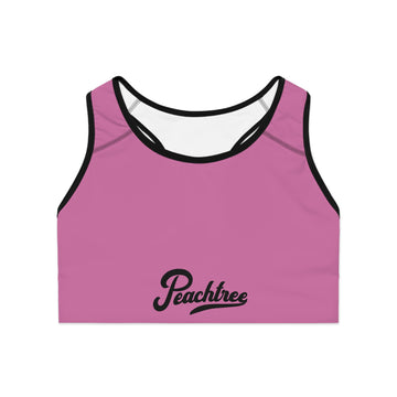 Peachtree Sports Bra - Stylish Athletic Crop, Yoga Top, Fitness Wear.