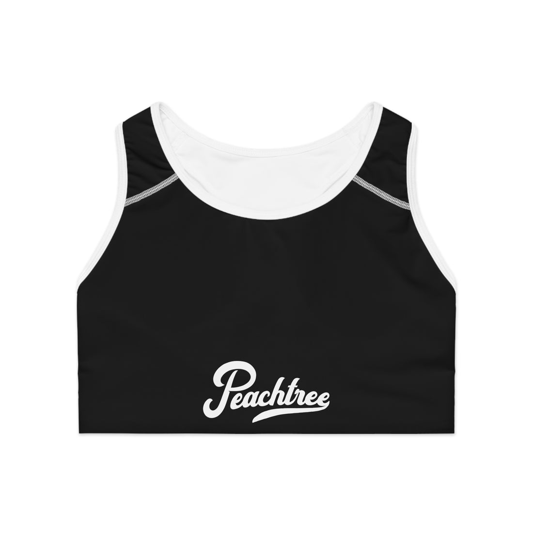 Peachtree Sports Bra - Stylish Athletic Crop, Yoga Top, Fitness Wear.